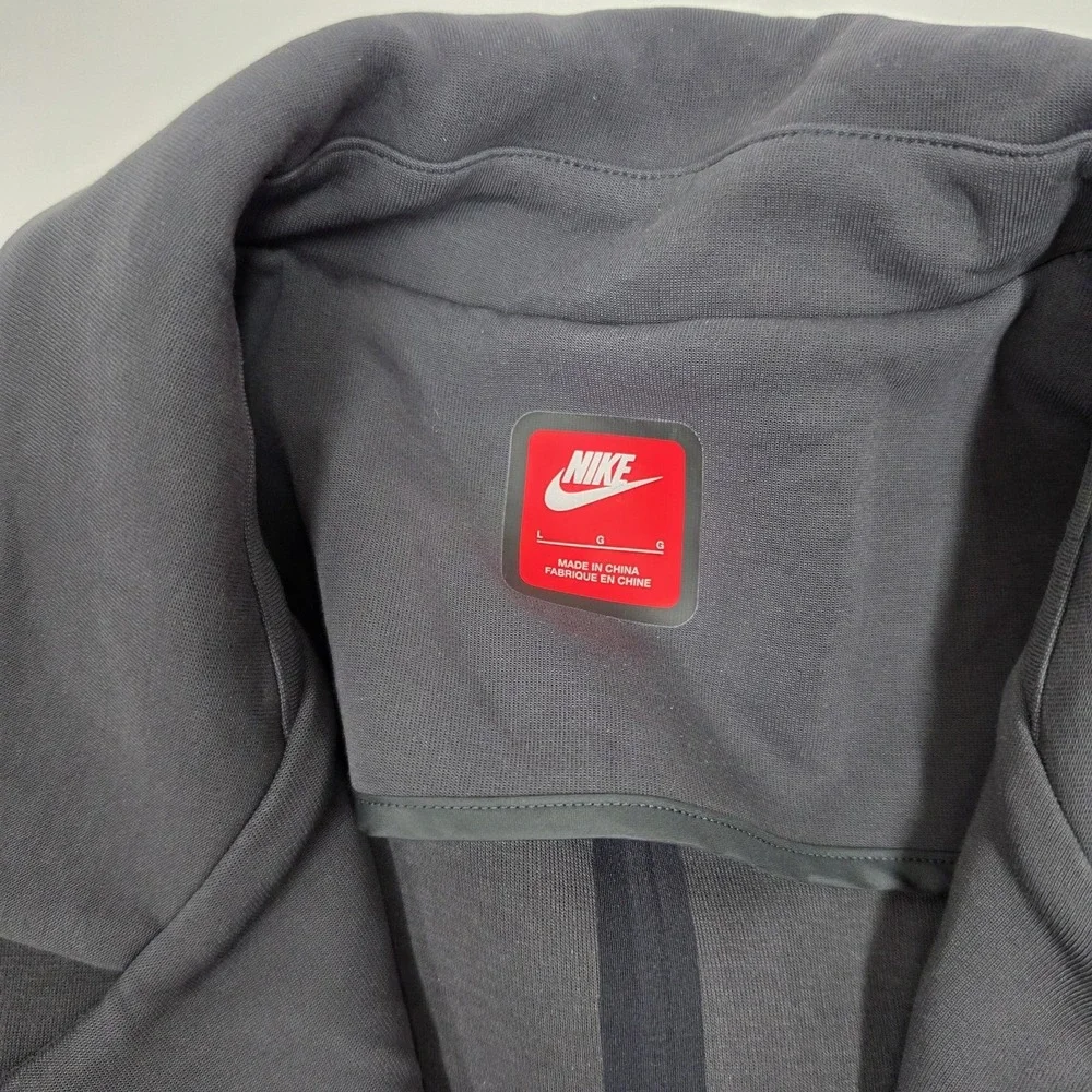 Nike Tech Fleece Re-Imagined Loose Fit Trench Coat Anthracite FZ7564-060 Mens L